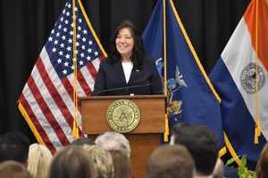 Sue Serino Sworn In As Dutchess County's New County Executive During Storm