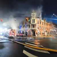 <p>Firefighters from more than 31 departments have responded to the fire.</p>