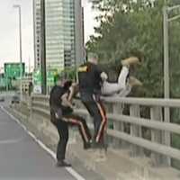 HEROES: East Brunswick Officers Pull Jumper Back From Overpass Above NJ Turnpike