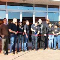 <p>Mayor John P. Watt joined the staff of Blaze Pizza for the grand opening ribbon cutting ceremony.</p>