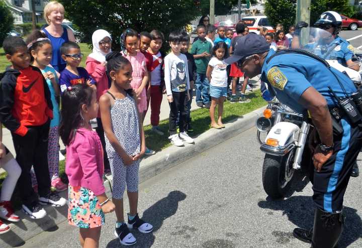 Highlights included a visit from the Englewood police motorcycle unit.