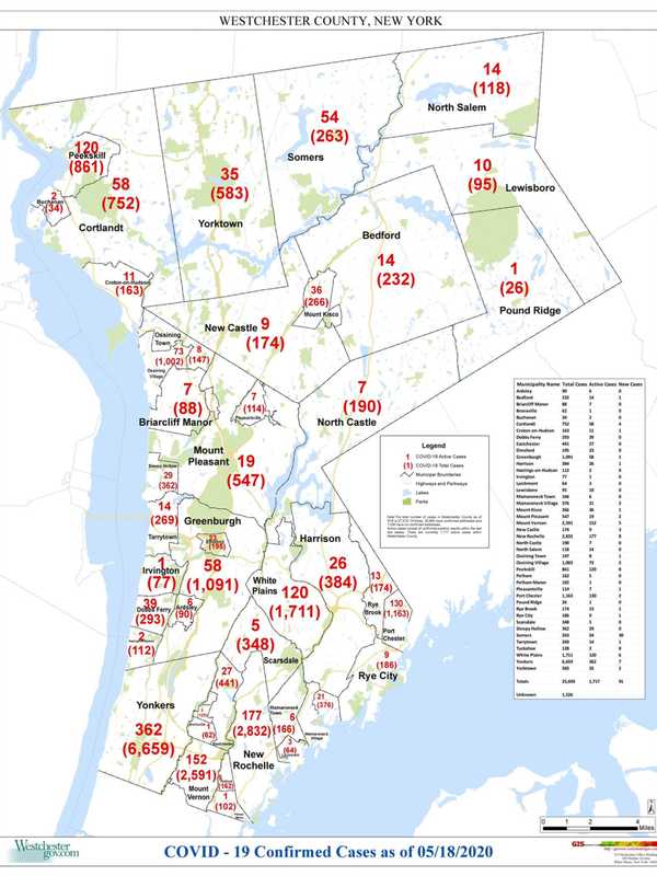 COVID-19: Two Westchester Beaches To Open For Memorial Day Weekend, Rundown Of New Cases