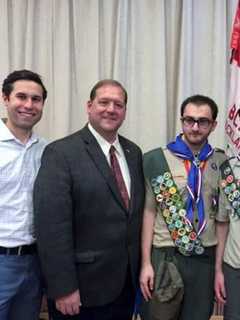 New Eagle Scouts From  West Nyack, Orangetown Honored By County Exec