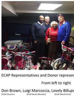 Secret Santa Donates Bicycles To Eastchester Community Coalition