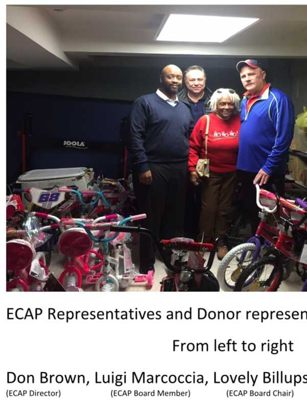 Secret Santa Donates Bicycles To Eastchester Community Coalition