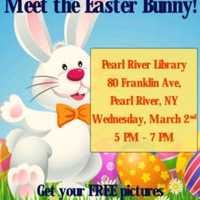 Take A Picture With The Easter Bunny At Pearl River Public Library