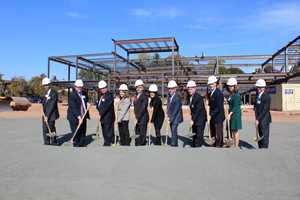 Clarkstown Officials, County Executive Break Ground For Crystal Run