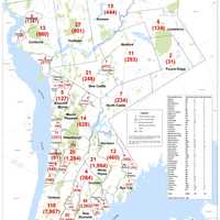 <p>The breakdown of COVID-19 cases in Westchester as of Monday, Sept. 21.</p>