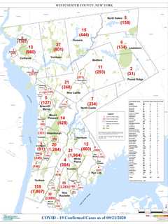 COVID-19: Here's Brand-New Rundown Of Westchester Cases By Municipality