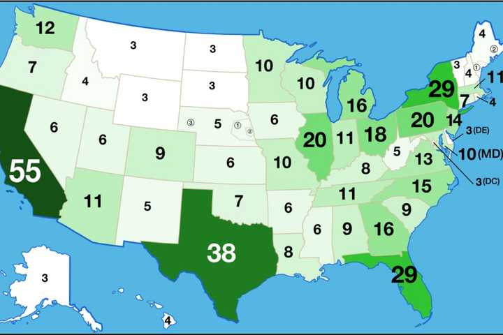 US Census Bureau: Pennsylvania Loses One Electoral College Vote