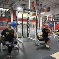 <p>Training For Warriors members from left: Jeff Geisler, Frank Saraceni, Mark Glantschnig and Glenn Pagano.</p>