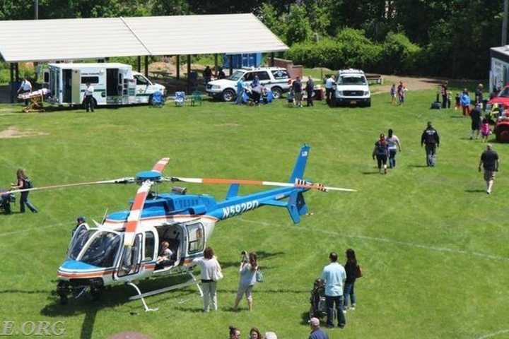 Yorktown Emergency Services Display Work On Special Day