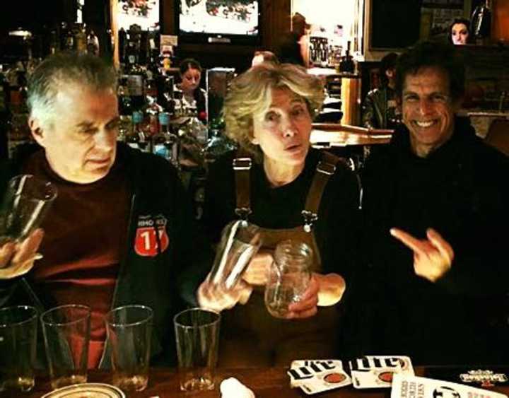 Emma Thompson and Ben Stiller at Rhodes Tavern