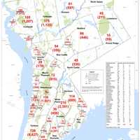 <p>The breakdown of total, active, and new COVID-19 cases in Westchester as of Monday, Nov. 23.</p>