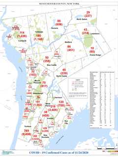 COVID-19: Here's Brand-New Breakdown Of Westchester Cases By Community