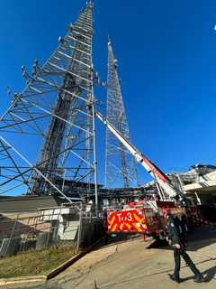 Crews Rescue Employees Trapped On Transmission Tower In Northwest DC (UPDATED)