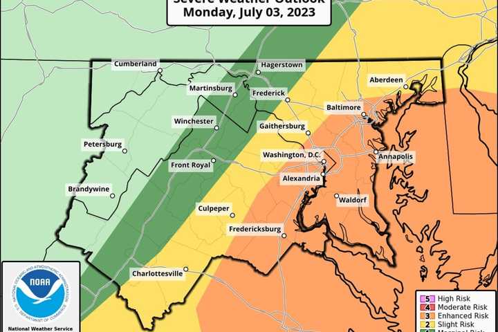 Severe Thunderstorms, Possible Tornado, Heading To DMV Region