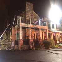 <p>The fire was reported on Rosecroft Road in Rockville</p>