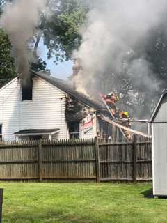 Family Displaced By Smoky, Costly Fire In Montgomery County (PHOTOS)