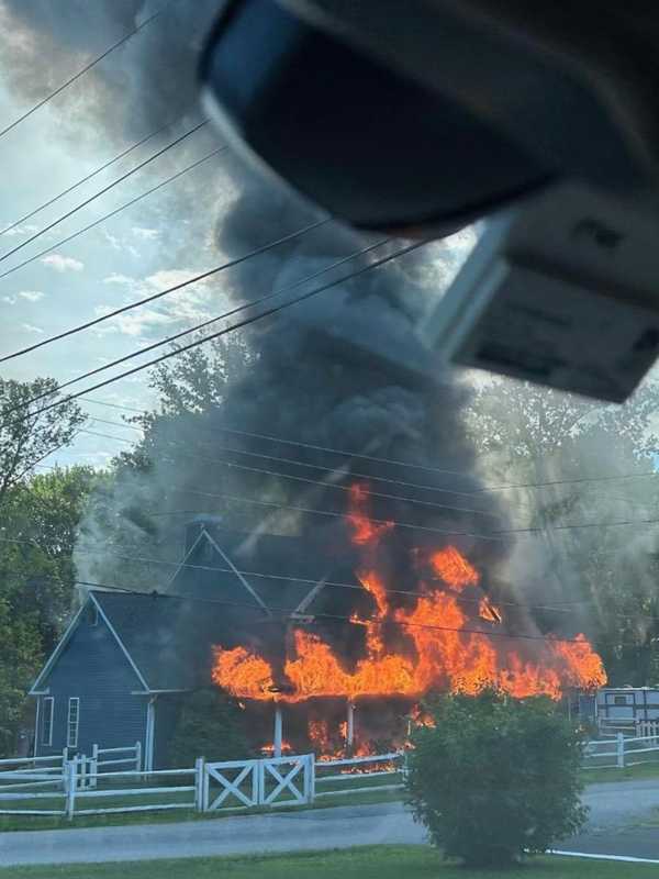 Fast-Moving Fire Tears Through Maryland Home (PHOTOS)