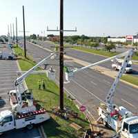 <p>Crews have been working around the clock to make repairs in Maryland following the storm.</p>