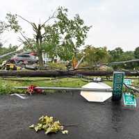 <p>Storm damage is still being cleaned up in parts of Maryland.</p>