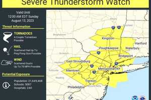 Severe Thunderstorm Watch Now In Effect For Westchester