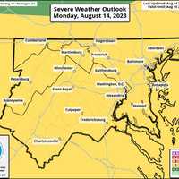 Tornado Warnings Issued In Parts Of Maryland, Virginia