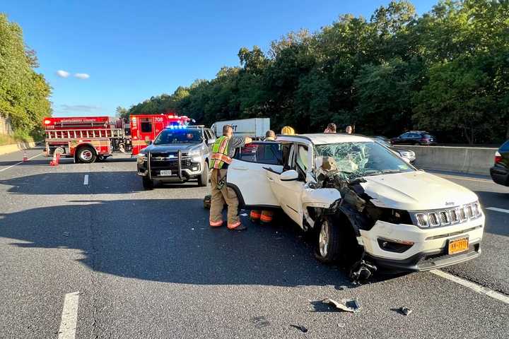 Car Crash With Tractor-Trailer Leads To Lane Closures On I-270 In Maryland