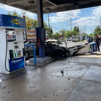 <p>The scene of the crash in Prince George&#x27;s County.</p>