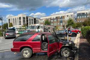 Truck Destroyed By Engine Fire Outside Maryland Community Center (PHOTOS)