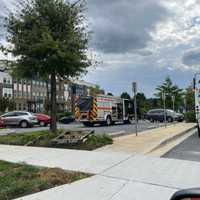 <p>The SUV was destroyed by fire on Monday afternoon.</p>