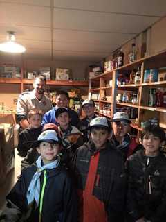 Fair Lawn Cub Scouts Donate 130 Pounds Of Food To Local Pantry