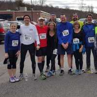 <p>Woodbridge Running Group members attend the 29th Annual New Year&#x27;s Day Brookfield Lions Run For Sight 4-Mile race on Friday.</p>