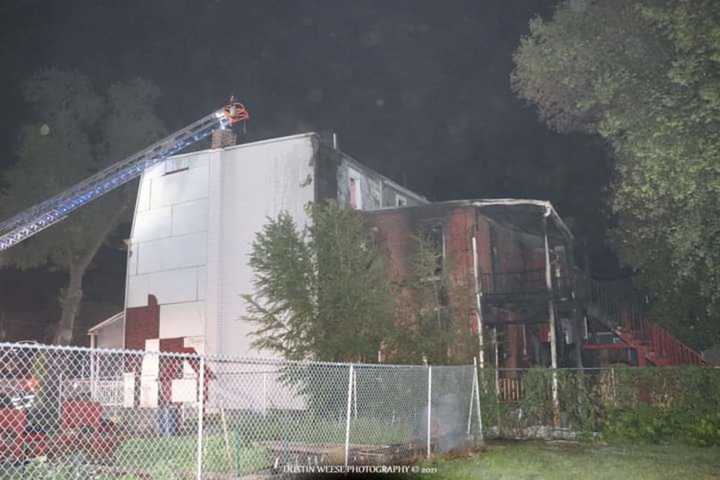 One Person Rescued As Fire Burned Through Row Home In Harrisburg