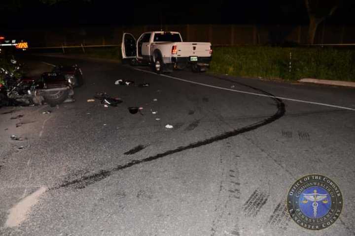 Central PA Man ID'd Following Collision Of Motorcycle Into Pickup: Coroner