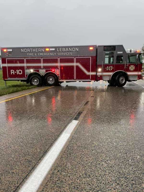 Hazmat Team Called To 2 Crashes Closing All Lanes Of I-81 In Lebanon County: State Police