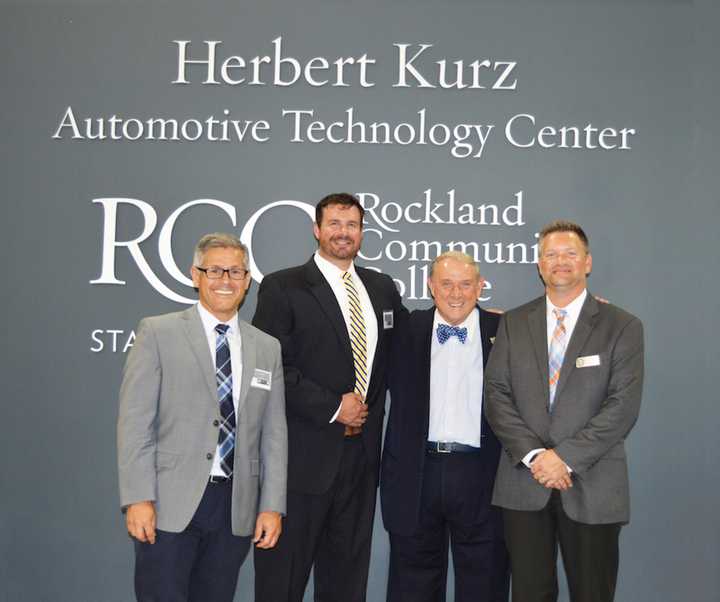 Dan Ramirez, associate director, National Coalition of Certification Centers; Jeff Kuester, FCA/Performance Institute, Mopar CAP Program Manager; Cliff L. Wood, president of RCC; and Jeff Nielsen, NC3 Program Manager – Mopar Cap Local.