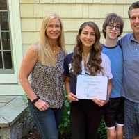 <p>Daniella Jones of Greenwich who attended Greenwich High School received a Richard E. Taber Citizenship Award Scholarship from Fairfield County Bank Foundation.</p>