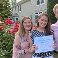 <p>Hannah Bushell who attended Stamford High School received a Richard E. Taber Citizenship Award Scholarship from Fairfield County Bank Foundation.</p>