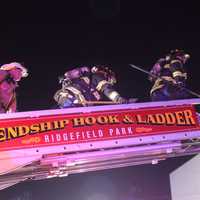 <p>Ladder trucks made the difference for Ridgefield Park firefighters/</p>