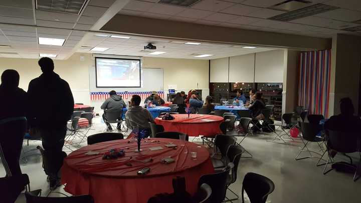 FDU&#x27;s Election Knight Watch was scheduled for 8 p.m. to midnight, but many students chose to leave as the result became more clear.