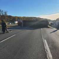Truck Driver Charged With DWI After Overturning On I-287 In Westchester