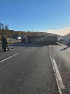 Truck Driver Charged With DWI After Overturning On I-287 In Westchester