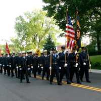 Bridgeport Area Firefighters Honoring Fallen Colleagues In Westport