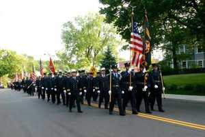 Bridgeport Area Firefighters Honoring Fallen Colleagues In Westport