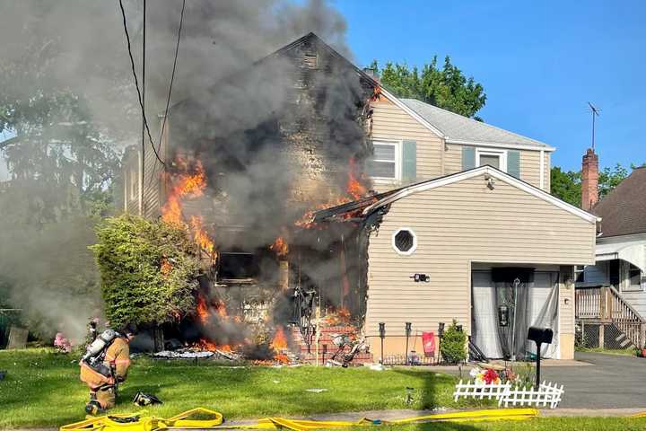 Firefighters Douse Fair Lawn House Blaze