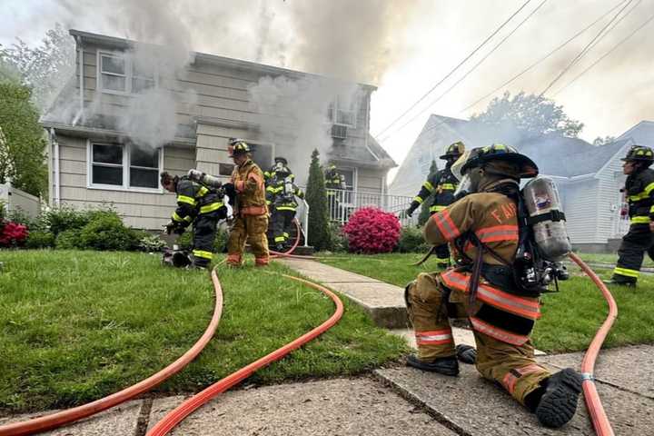 Firefighters Quickly Douse Rapidly Spreading Fair Lawn House Fire