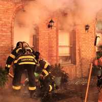 <p>The blaze severely damaged Davia Restaurant in Fair Lawn.</p>