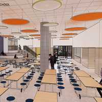 <p>A rendering of the Justice Sonia Sotomayor Community School in Yonkers</p>